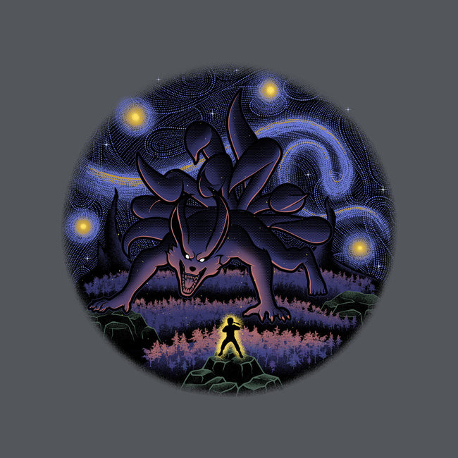 Kurama Starry Night-None-Mug-Drinkware-Astrobot Invention