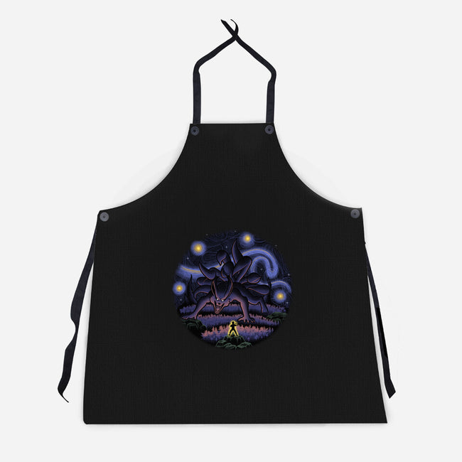 Kurama Starry Night-Unisex-Kitchen-Apron-Astrobot Invention