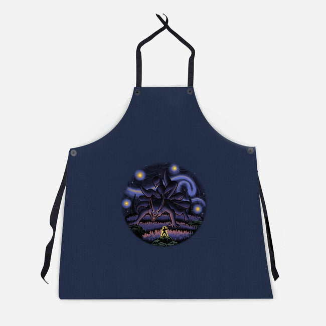 Kurama Starry Night-Unisex-Kitchen-Apron-Astrobot Invention