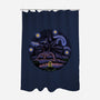 Kurama Starry Night-None-Polyester-Shower Curtain-Astrobot Invention