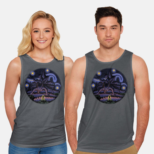 Kurama Starry Night-Unisex-Basic-Tank-Astrobot Invention