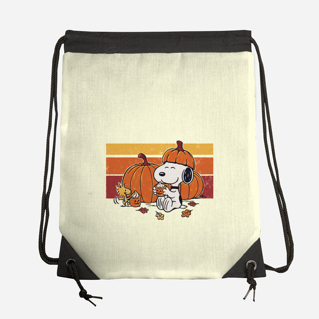 Pumpkin Spice And Friends-None-Drawstring-Bag-Popnotic