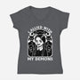 Goth Girl Demons-Womens-V-Neck-Tee-Studio Mootant