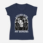 Goth Girl Demons-Womens-V-Neck-Tee-Studio Mootant
