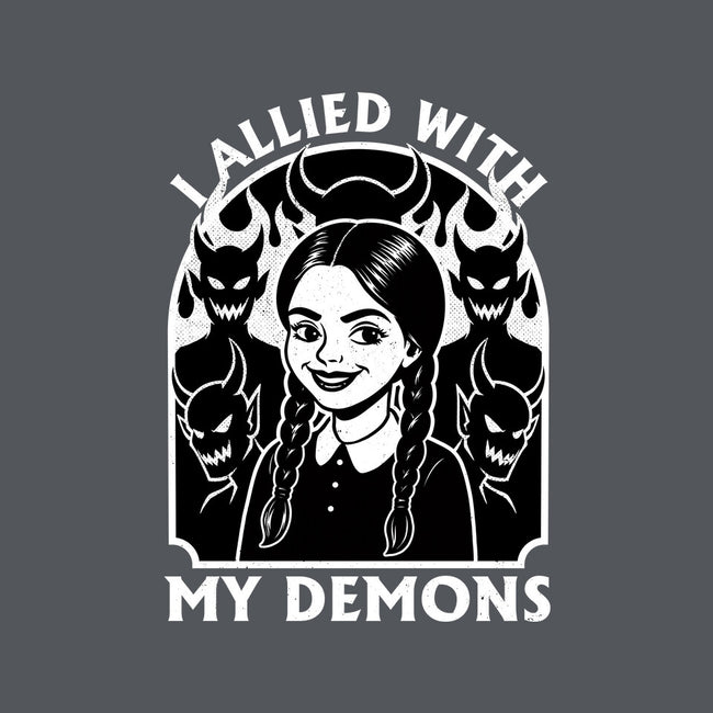 Goth Girl Demons-None-Removable Cover w Insert-Throw Pillow-Studio Mootant
