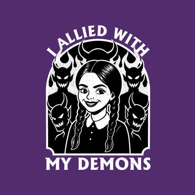 Goth Girl Demons-Womens-Fitted-Tee-Studio Mootant