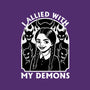 Goth Girl Demons-Womens-Fitted-Tee-Studio Mootant