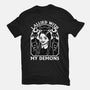 Goth Girl Demons-Womens-Fitted-Tee-Studio Mootant