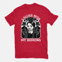 Goth Girl Demons-Womens-Fitted-Tee-Studio Mootant