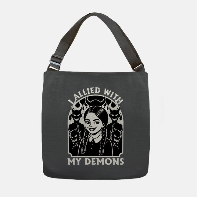 Goth Girl Demons-None-Adjustable Tote-Bag-Studio Mootant