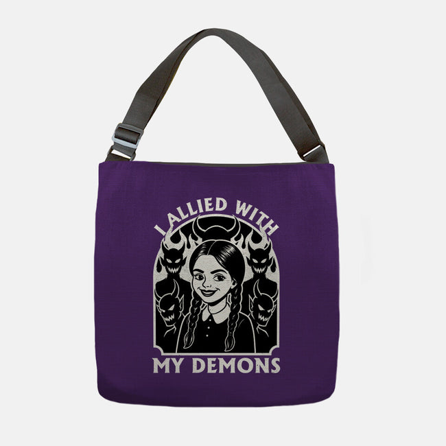 Goth Girl Demons-None-Adjustable Tote-Bag-Studio Mootant