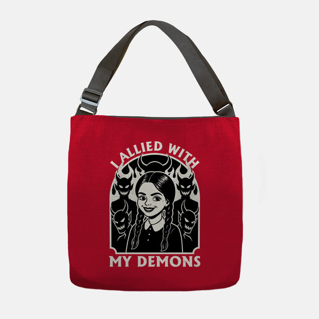 Goth Girl Demons-None-Adjustable Tote-Bag-Studio Mootant