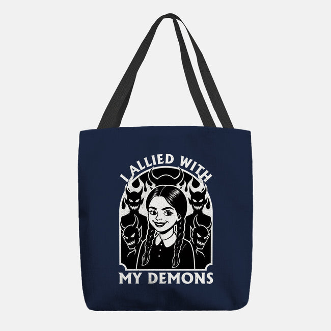 Goth Girl Demons-None-Basic Tote-Bag-Studio Mootant