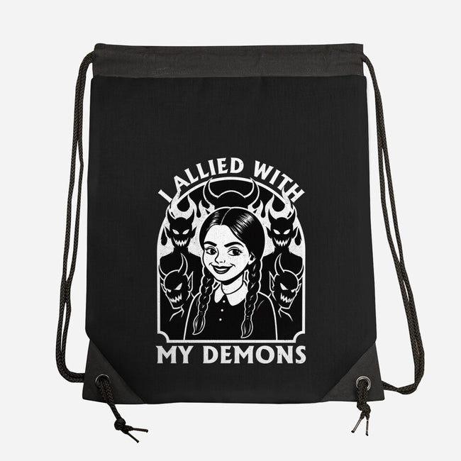 Goth Girl Demons-None-Drawstring-Bag-Studio Mootant