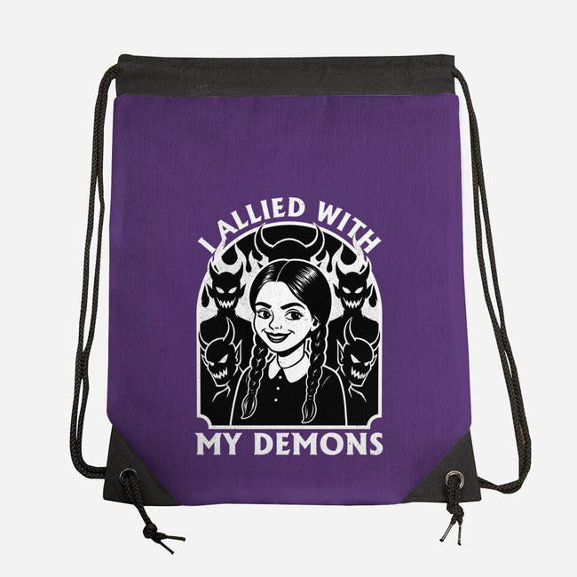 Goth Girl Demons-None-Drawstring-Bag-Studio Mootant