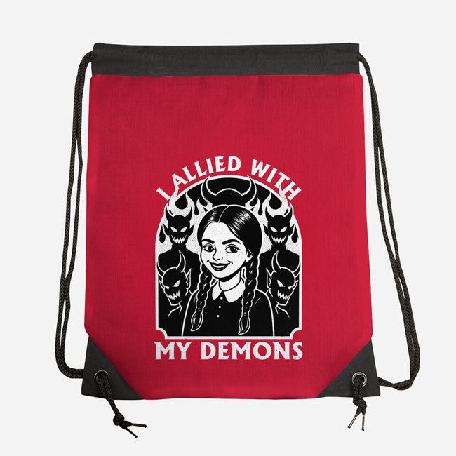 Goth Girl Demons-None-Drawstring-Bag-Studio Mootant