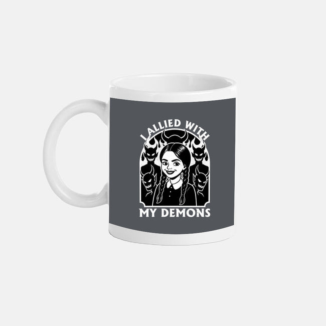 Goth Girl Demons-None-Mug-Drinkware-Studio Mootant