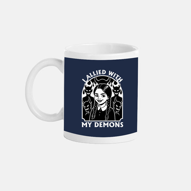 Goth Girl Demons-None-Mug-Drinkware-Studio Mootant