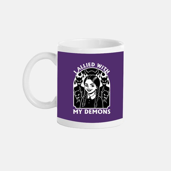 Goth Girl Demons-None-Mug-Drinkware-Studio Mootant