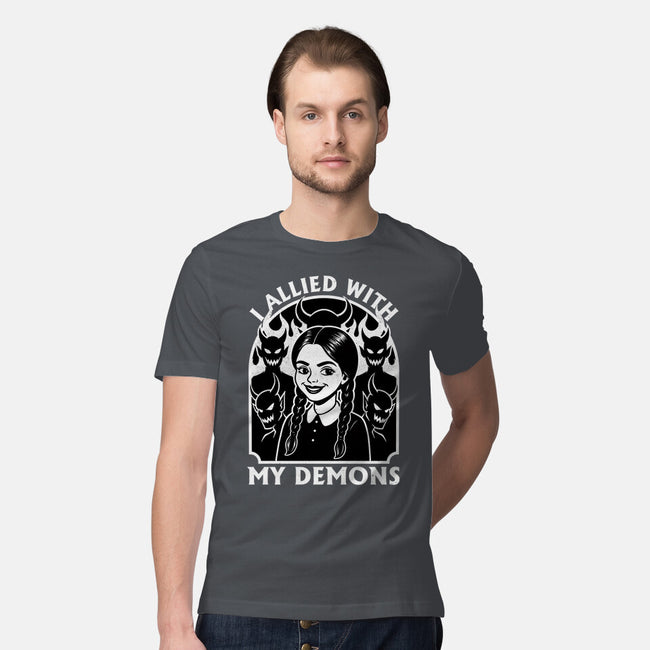Goth Girl Demons-Mens-Premium-Tee-Studio Mootant