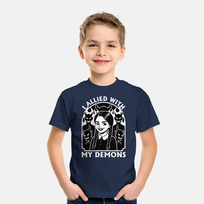 Goth Girl Demons-Youth-Basic-Tee-Studio Mootant