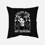 Goth Girl Demons-None-Removable Cover w Insert-Throw Pillow-Studio Mootant