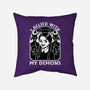 Goth Girl Demons-None-Removable Cover w Insert-Throw Pillow-Studio Mootant