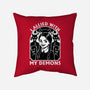 Goth Girl Demons-None-Removable Cover w Insert-Throw Pillow-Studio Mootant