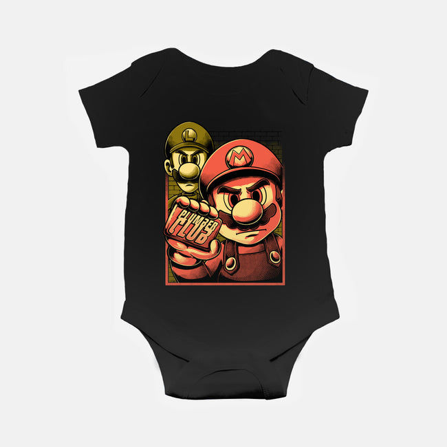 Fight Plumbers Movie-Baby-Basic-Onesie-Studio Mootant