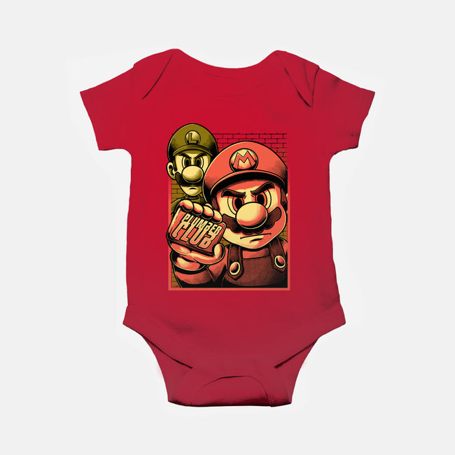 Fight Plumbers Movie-Baby-Basic-Onesie-Studio Mootant