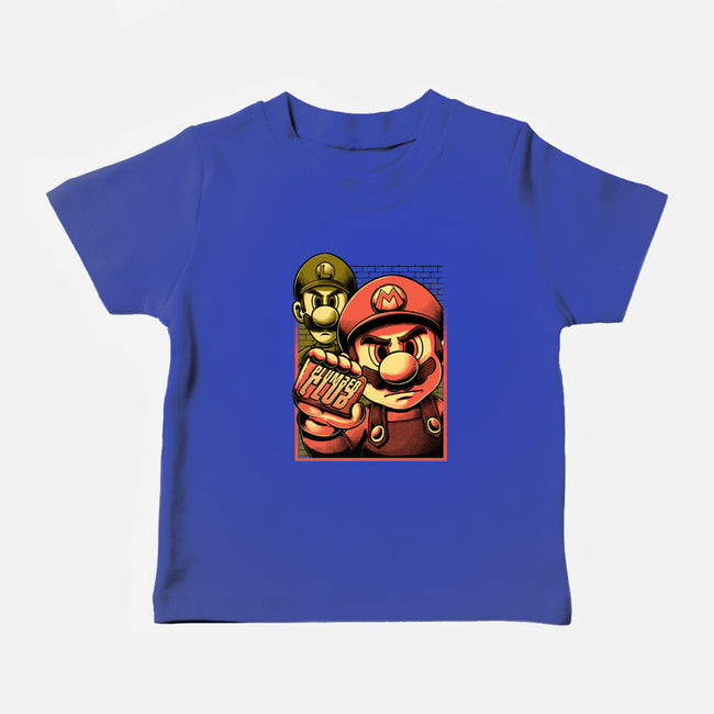 Fight Plumbers Movie-Baby-Basic-Tee-Studio Mootant