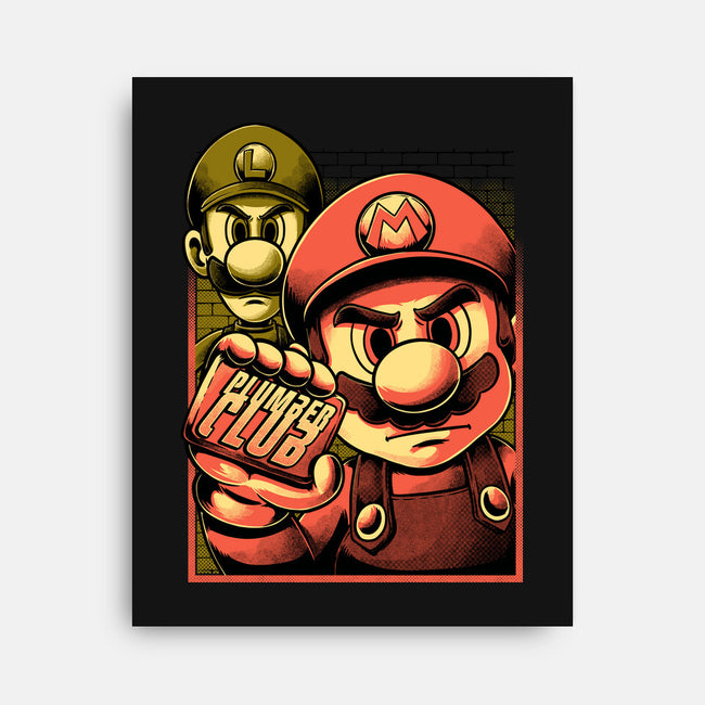 Fight Plumbers Movie-None-Stretched-Canvas-Studio Mootant