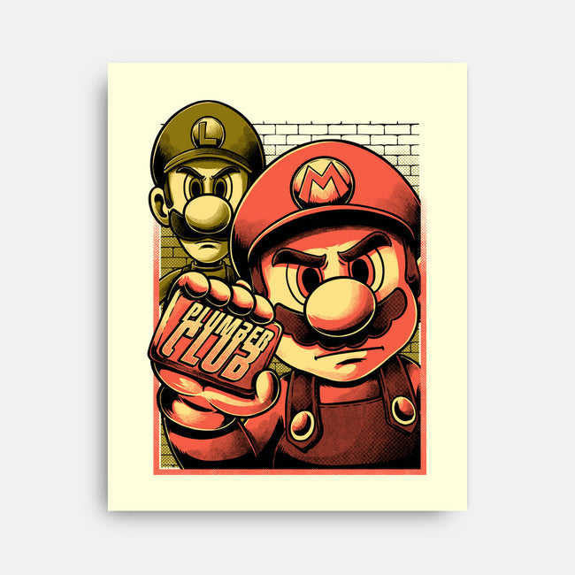 Fight Plumbers Movie-None-Stretched-Canvas-Studio Mootant