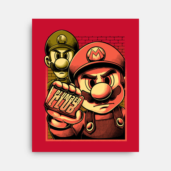 Fight Plumbers Movie-None-Stretched-Canvas-Studio Mootant