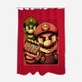 Fight Plumbers Movie-None-Polyester-Shower Curtain-Studio Mootant
