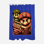 Fight Plumbers Movie-None-Polyester-Shower Curtain-Studio Mootant