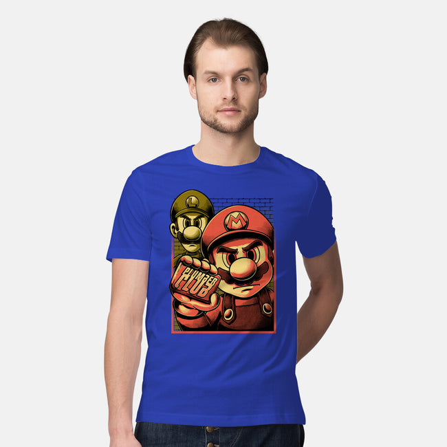Fight Plumbers Movie-Mens-Premium-Tee-Studio Mootant