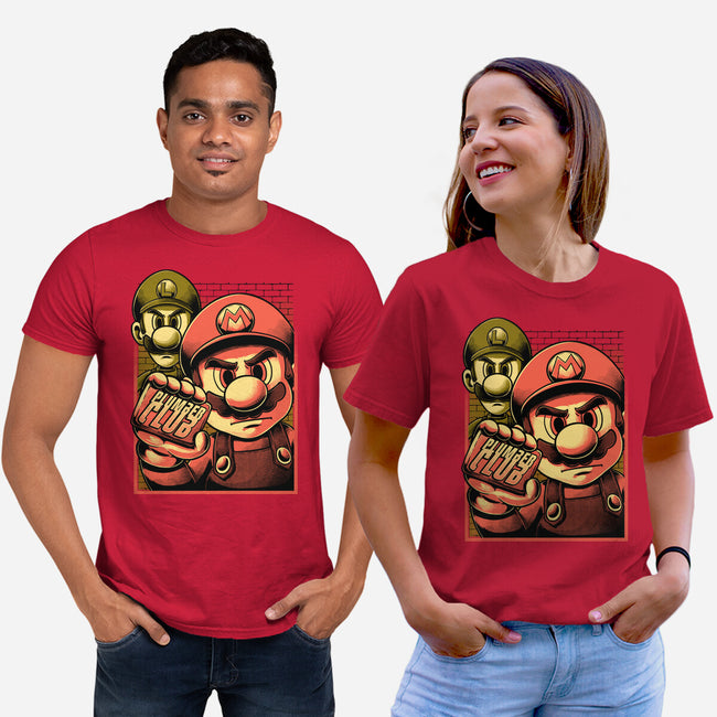 Fight Plumbers Movie-Unisex-Basic-Tee-Studio Mootant