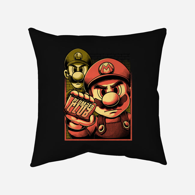 Fight Plumbers Movie-None-Removable Cover w Insert-Throw Pillow-Studio Mootant