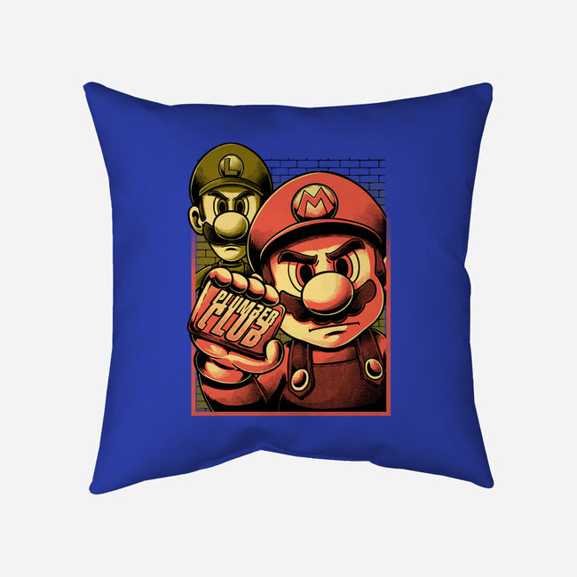 Fight Plumbers Movie-None-Removable Cover w Insert-Throw Pillow-Studio Mootant