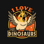 Bird Love Dinosaurs-Mens-Heavyweight-Tee-Studio Mootant
