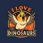 Bird Love Dinosaurs-Mens-Heavyweight-Tee-Studio Mootant
