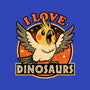 Bird Love Dinosaurs-Womens-Basic-Tee-Studio Mootant