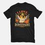 Bird Love Dinosaurs-Mens-Heavyweight-Tee-Studio Mootant