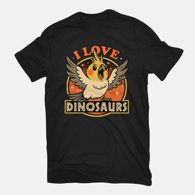 Bird Love Dinosaurs-Unisex-Basic-Tee-Studio Mootant