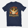 Bird Love Dinosaurs-Youth-Basic-Tee-Studio Mootant