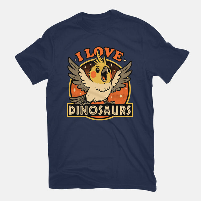 Bird Love Dinosaurs-Unisex-Basic-Tee-Studio Mootant