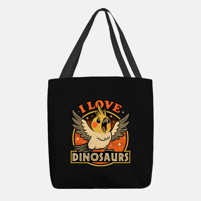 Bird Love Dinosaurs-None-Basic Tote-Bag-Studio Mootant
