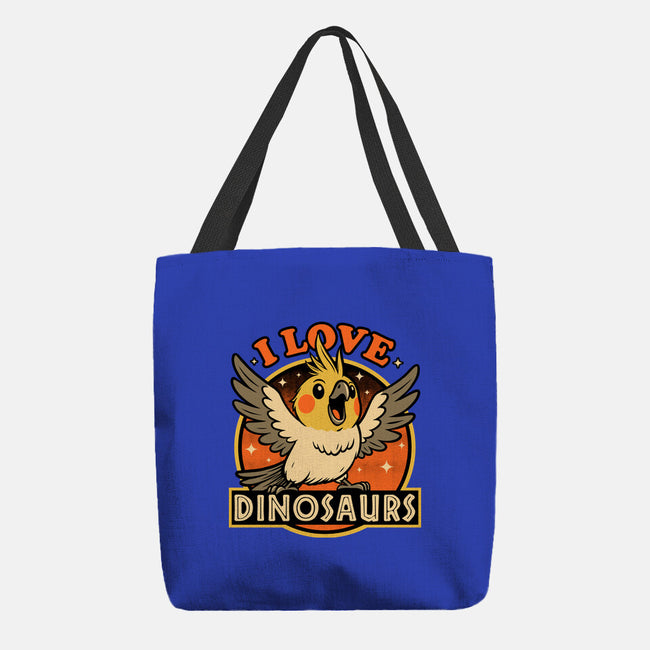 Bird Love Dinosaurs-None-Basic Tote-Bag-Studio Mootant
