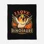 Bird Love Dinosaurs-None-Fleece-Blanket-Studio Mootant
